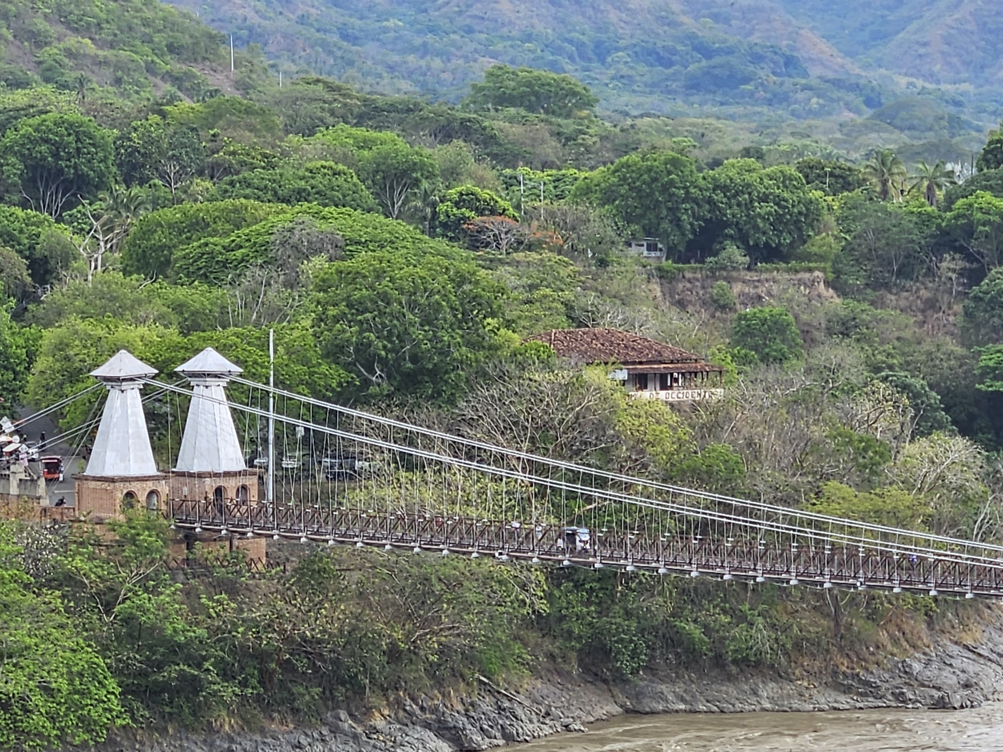 Puente Colgante de Occidente near Santa Fe de Antioquia