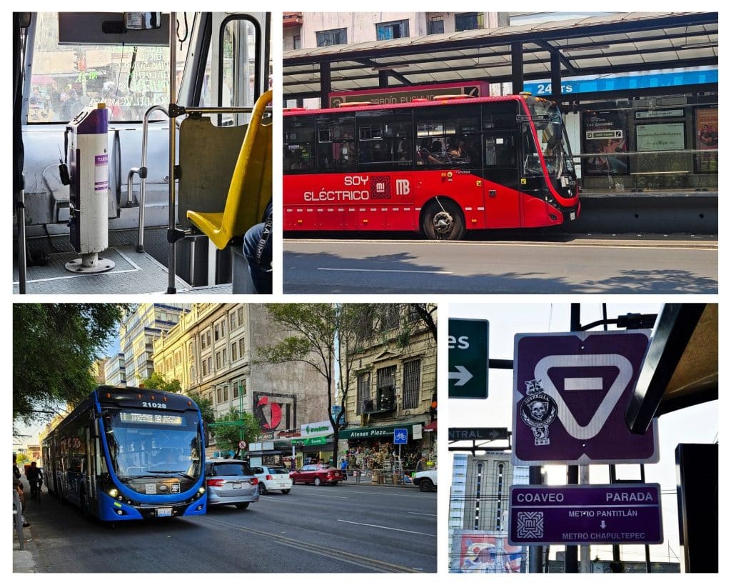 Busses in Mexico City