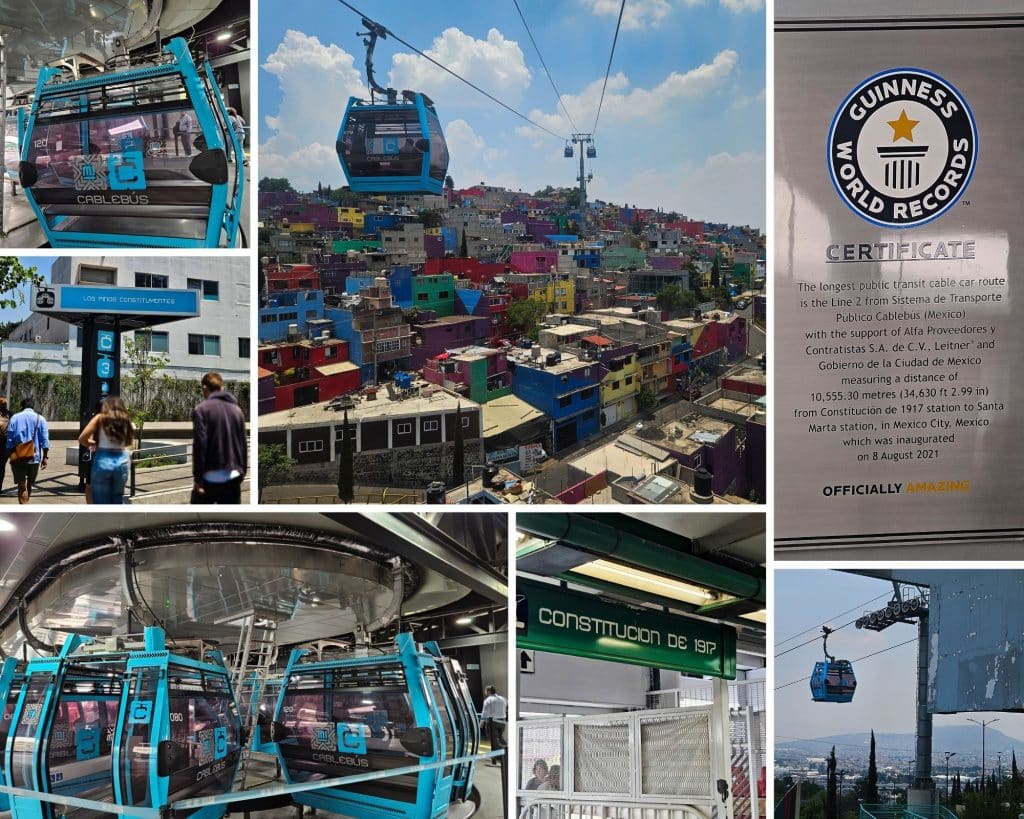 Cable cars in Mexico City