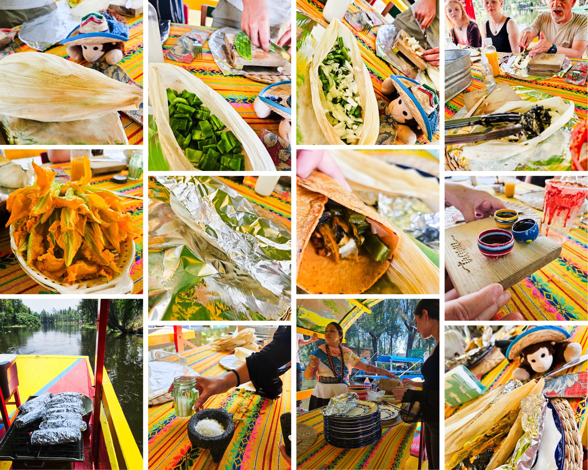 Cooking Tamales in Xochimilco